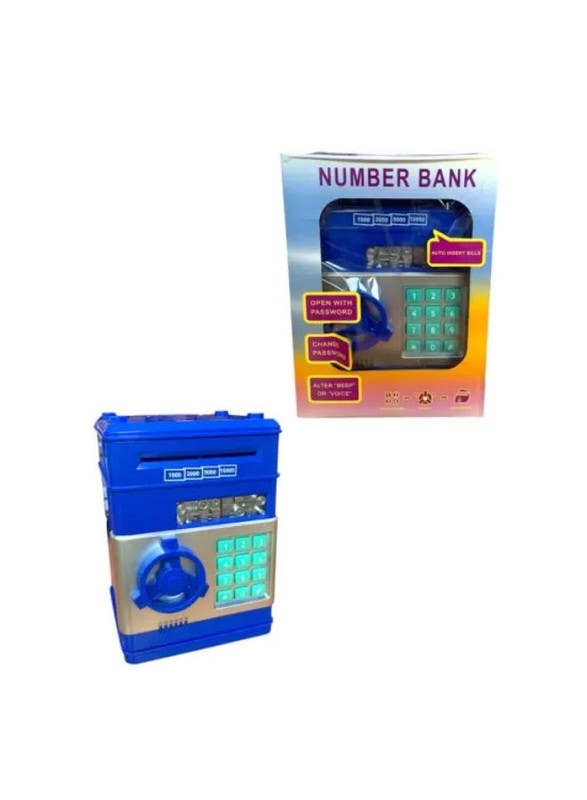 Baby safe with password, with lock for added security - Blue
