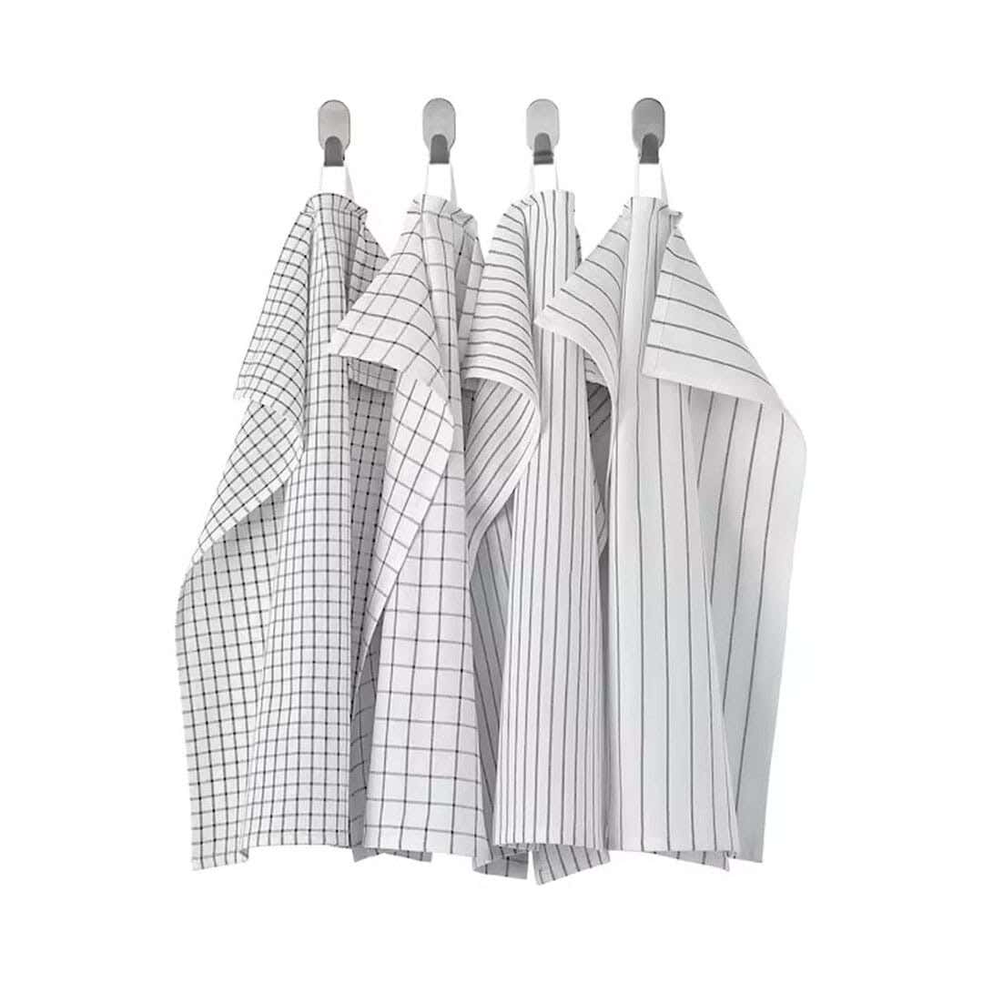 Cotton kitchen towel, 60x45 cm, 4 pieces - multi-colored