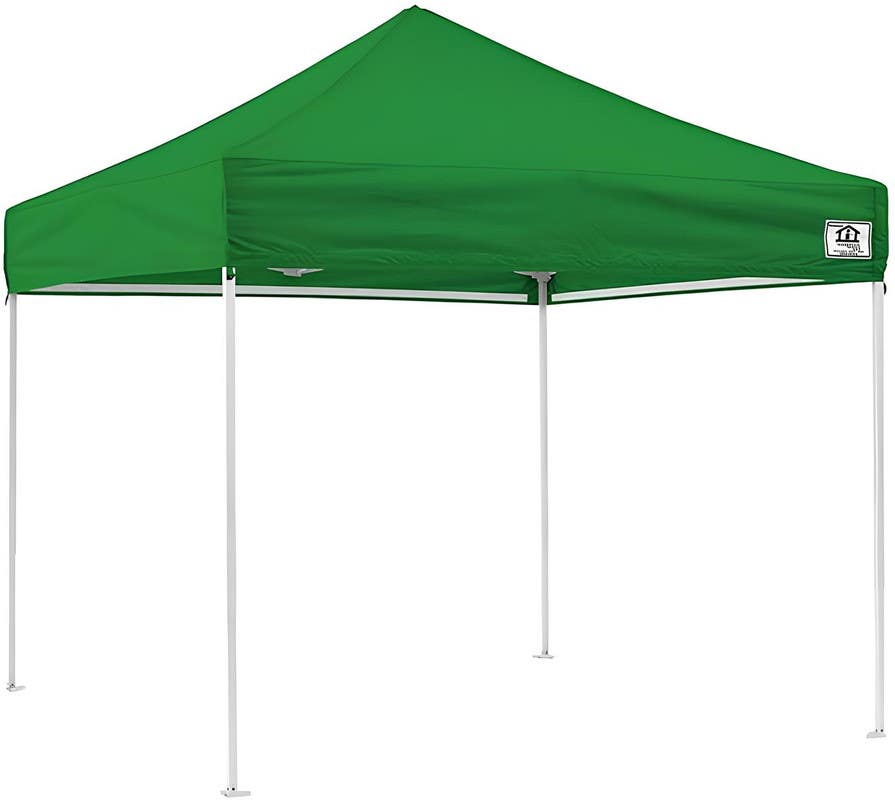 Foldable outdoor pergola, 300 x 300 x 300 cm, waterproof fabric - green