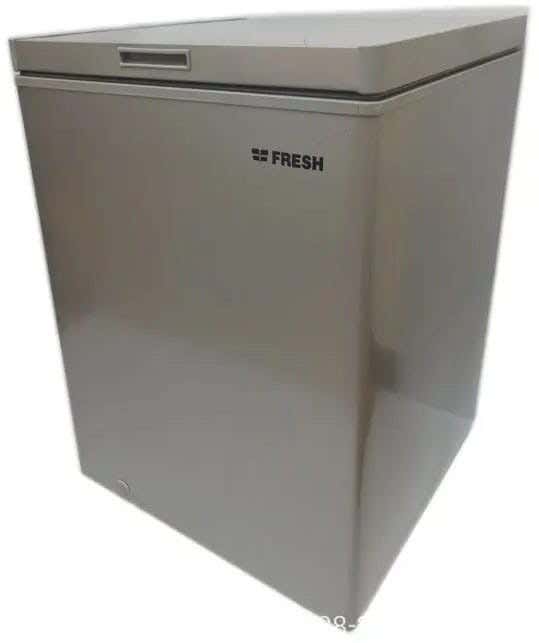 Fresh FDF190F Defrost Horizontal Freezer, 140 Liter - Silver