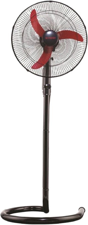 Fresh Ghost Stand Fan, 18 inches, 3 speeds, WGP-20 - Red