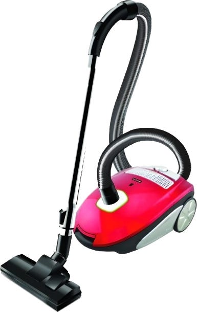 Fresh Faster 500010785 Vacuum Cleaner With Bag, 1600 Watt, 3.5 Liter - Red