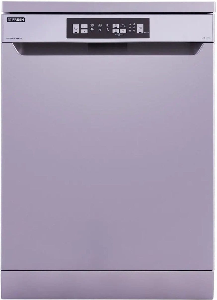 Fresh A15-60IX-500013747 Dish Washer, 60 cm, 6 Programs - Silver
