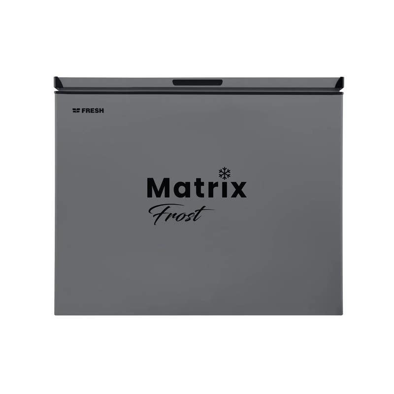Fresh Matrix Horizontal Deep Freezer, 255 Liters, Frost, Matrix FDF – 330 - Gray