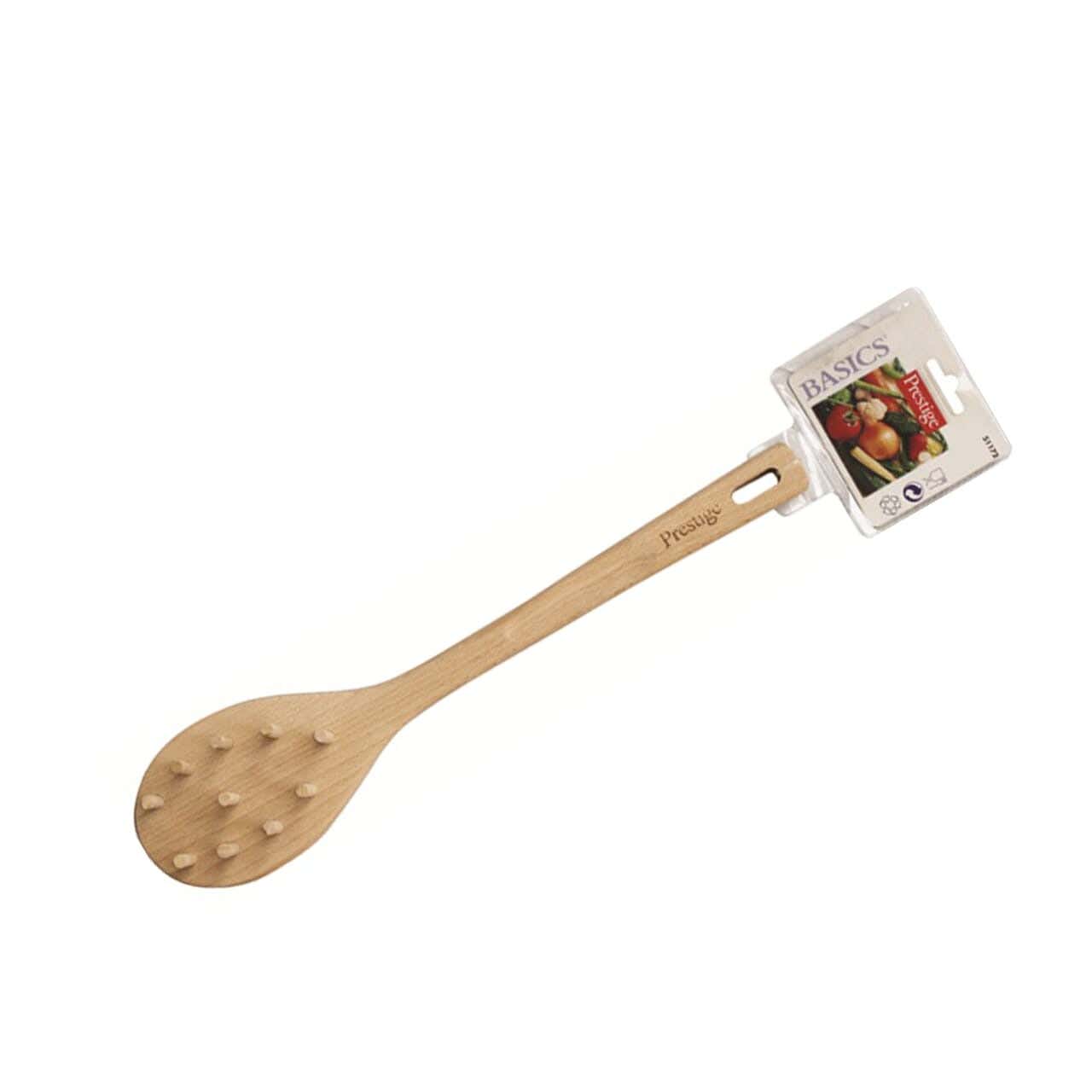 Wooden noodle spoon - beige