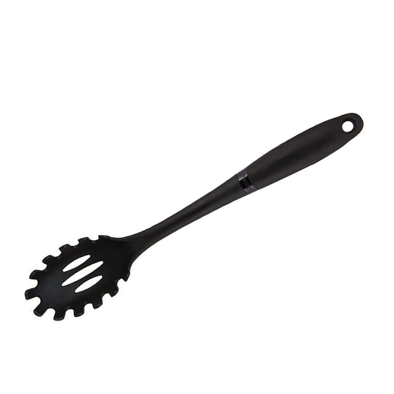 Nylon serving spoon - black