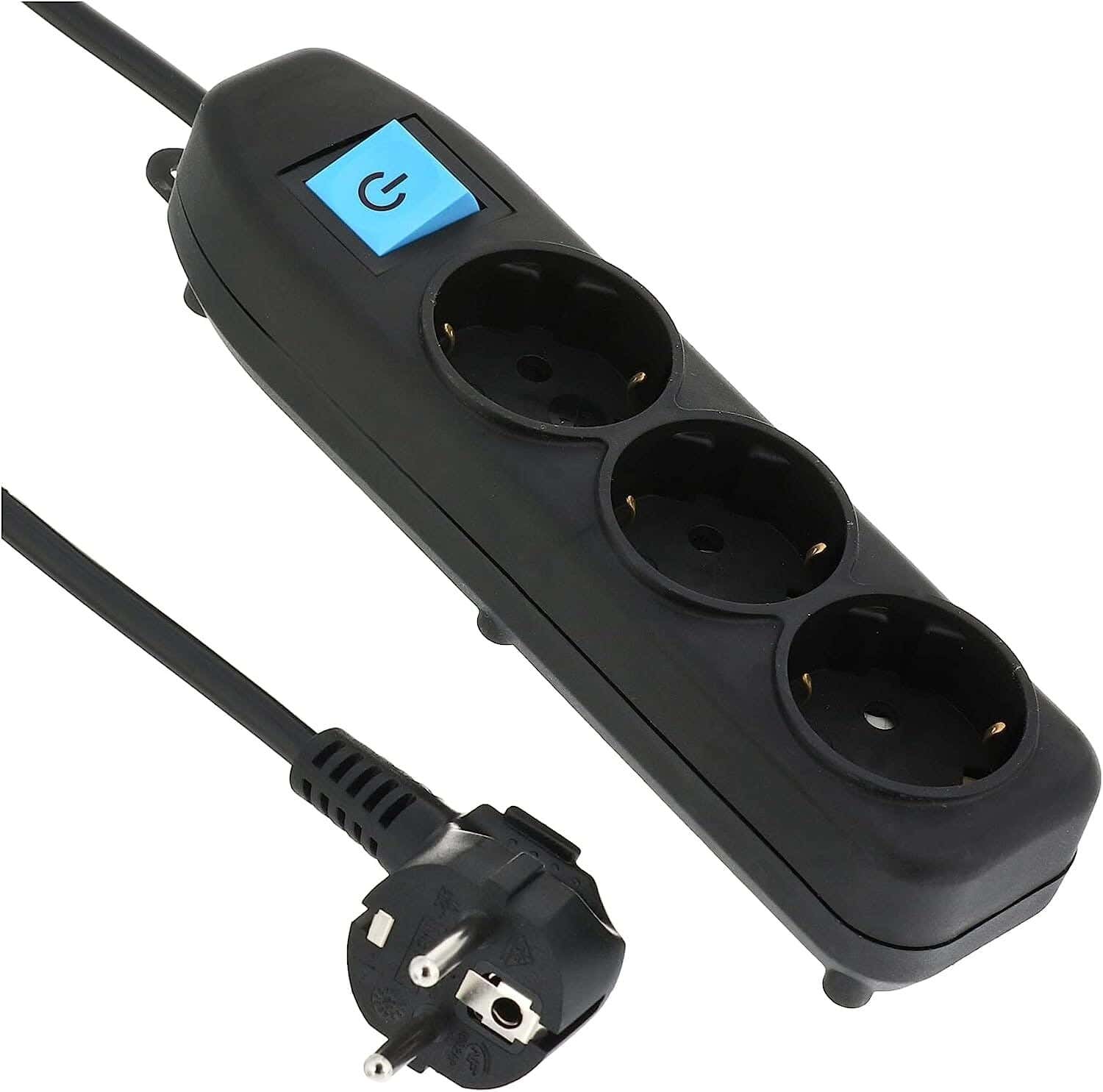 ILOCK Electrical Strip, 3 Outlets - Black