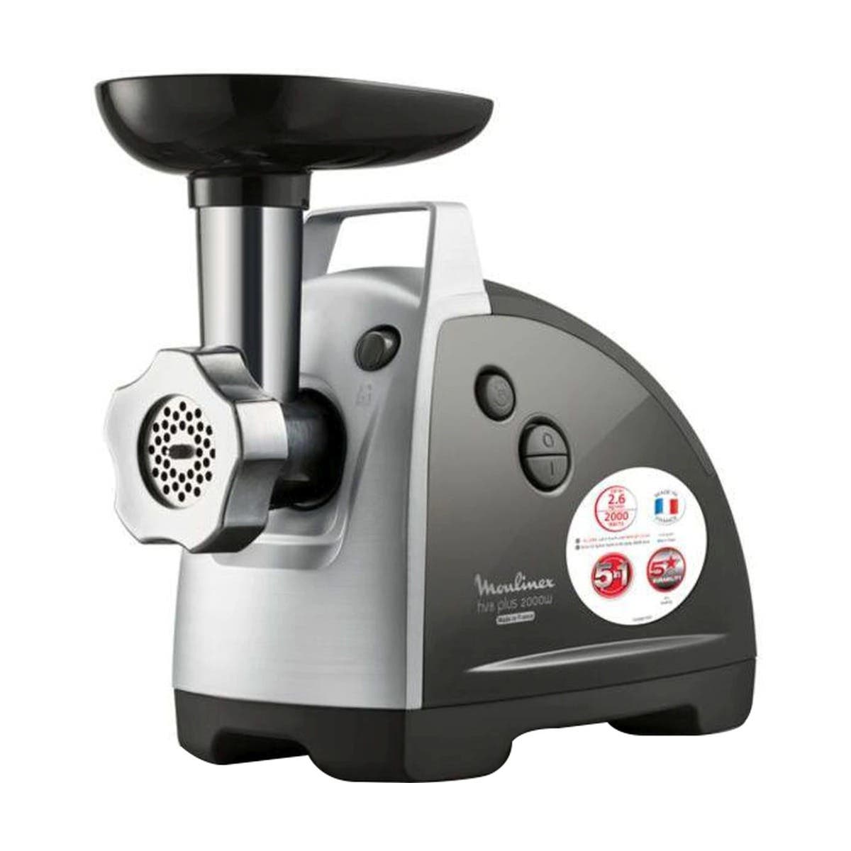 Moulinex me682826 Meat Grinder, 2000 watt - Grey
