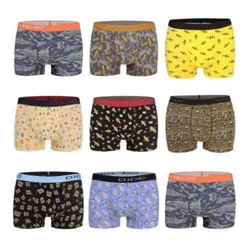 Dice Cotton Boys Boxer Set, 2-3 Years, 9 Pieces - Multicolor