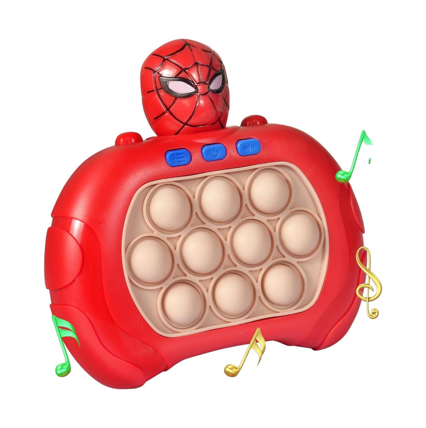 Dllszs Pop Pop It Fidget Toy - Red Beige