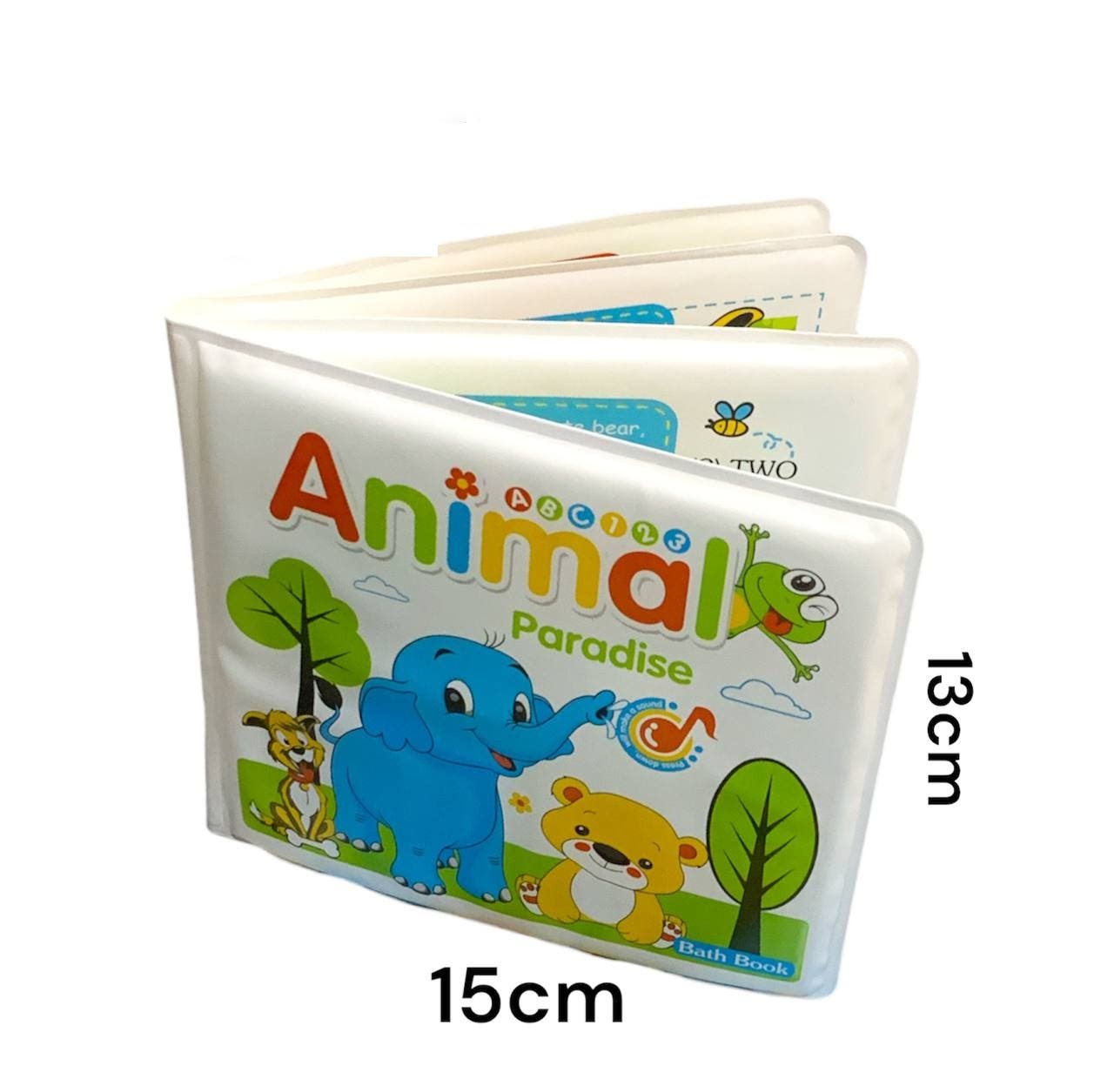 Alsafwa W34-16-2 Elephant Fabric Book For Babies for Unisex Children - Multicolor