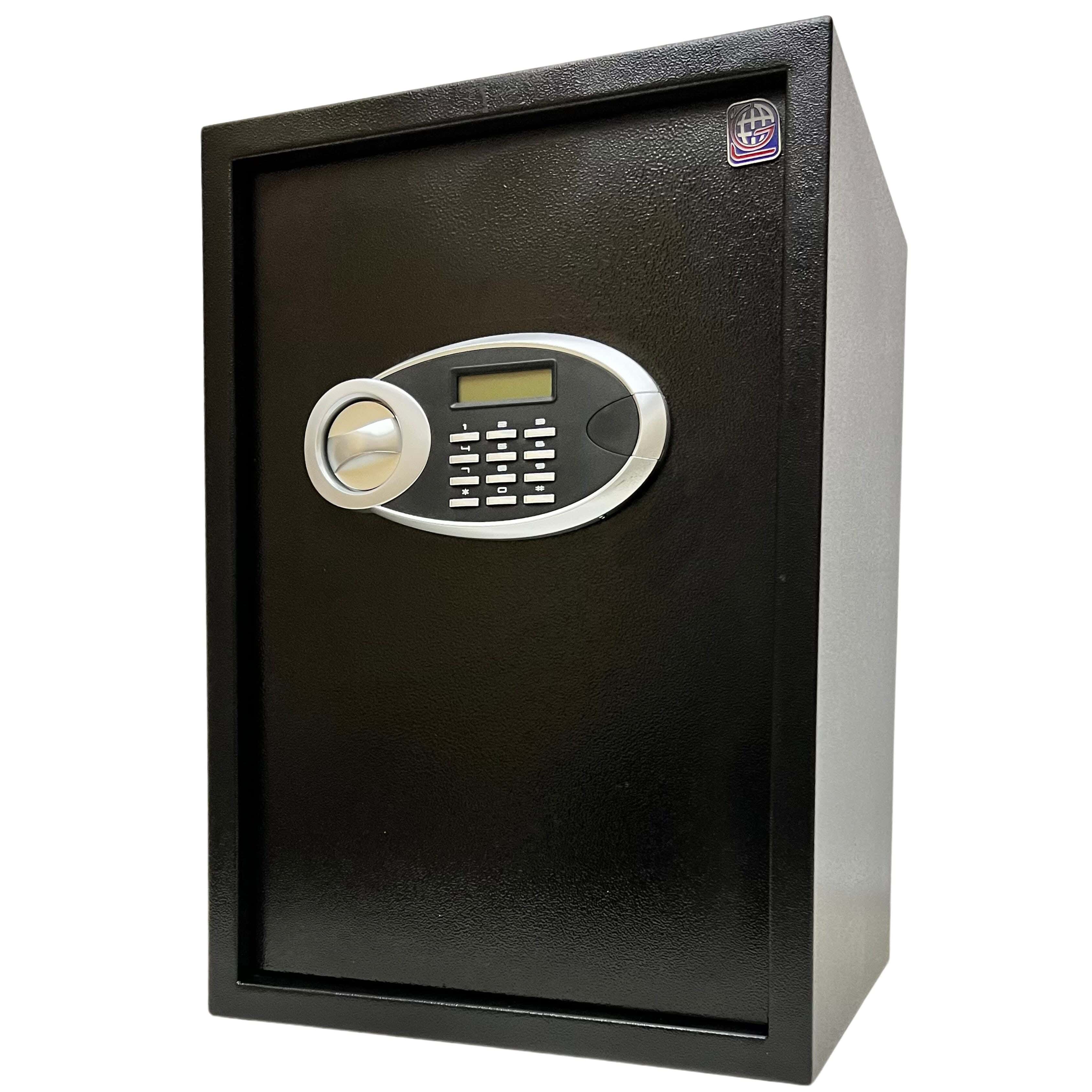 Lotfy Group LG Metal Digital Safe With Screen And Alarm, 50 × 35 × 31 cm - Black