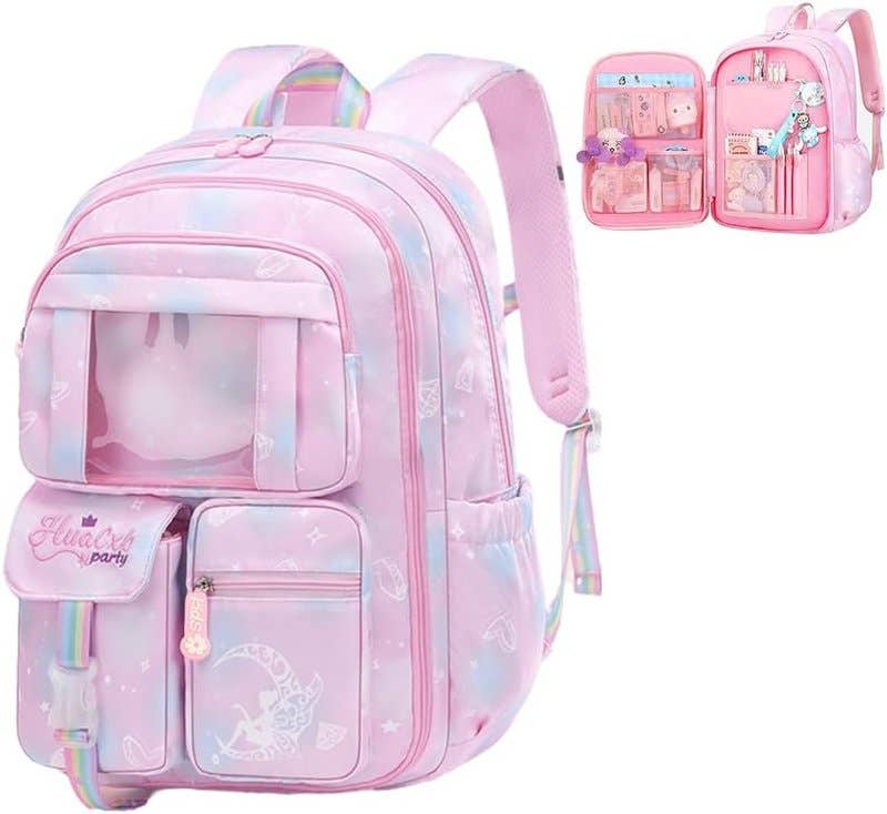 Climberty Waterproof School Backpack Bag - Pink