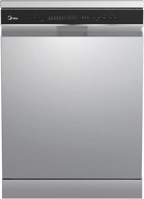 Midea Dishwasher, 14 Persons, Wi-Fi, MDWEF1433D(SS) - Silver