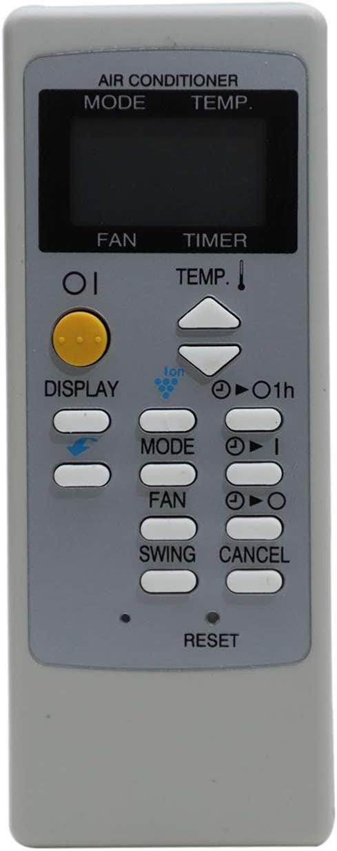 HDF No.76 AC Remote Control Model for Sharp Air Conditioner - Black.