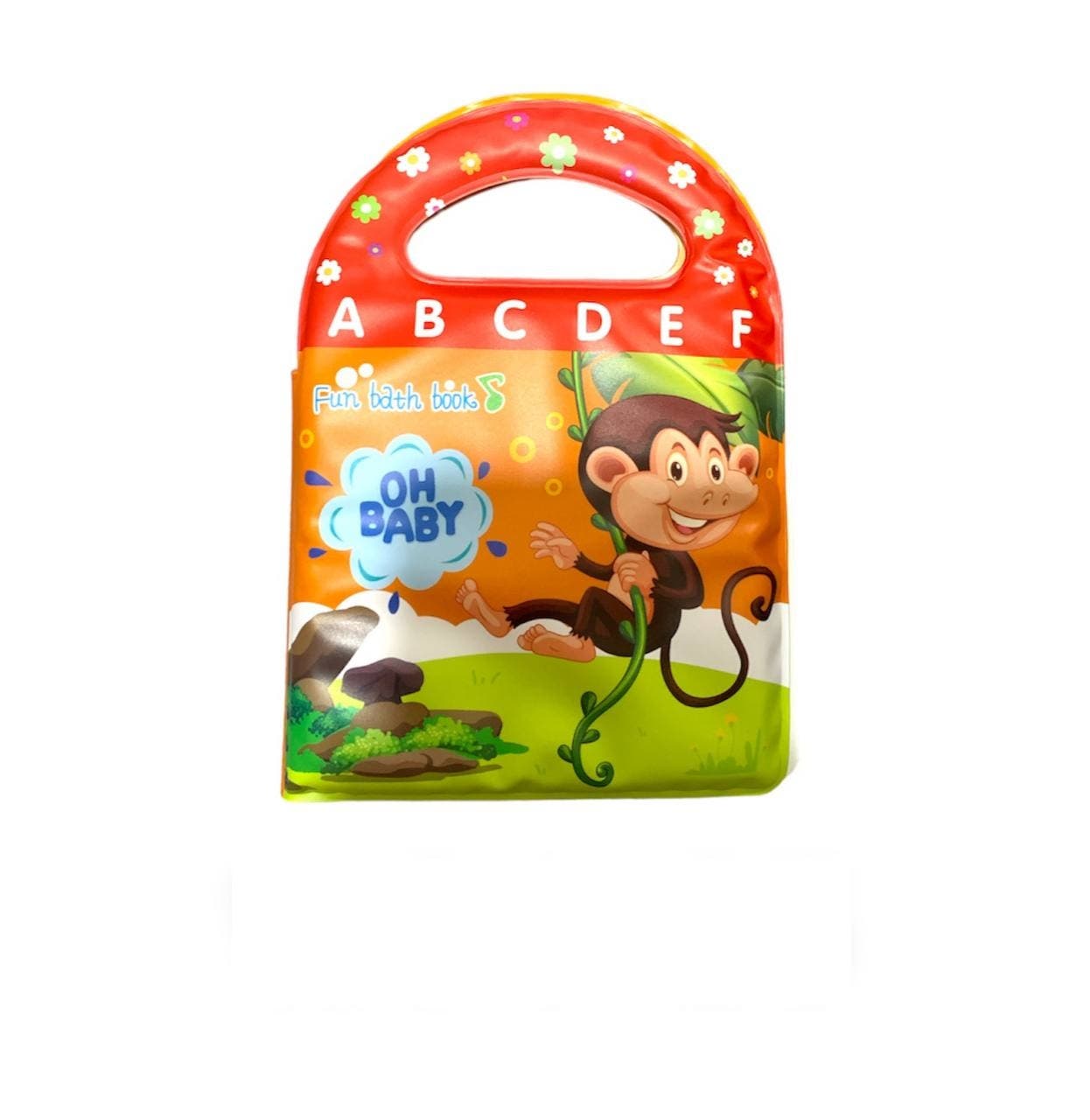 Alsafwa W34-25-1 Monkey Fabric Book For Babies for Unisex Children - Multicolor