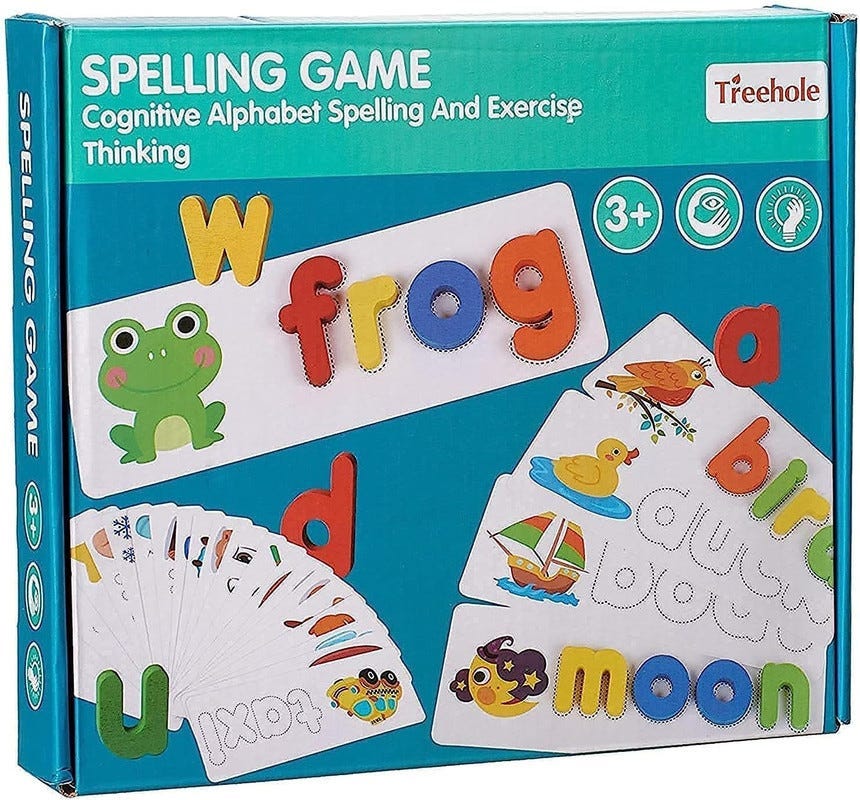 Tree Hole SD07 Spelling Learning Game for Children - Multicolor