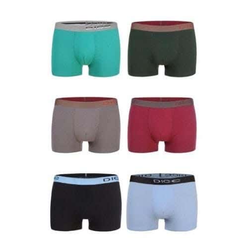 Dice Cotton Boys Boxer Set, 2-3 Years, 6 Pieces - Multicolor