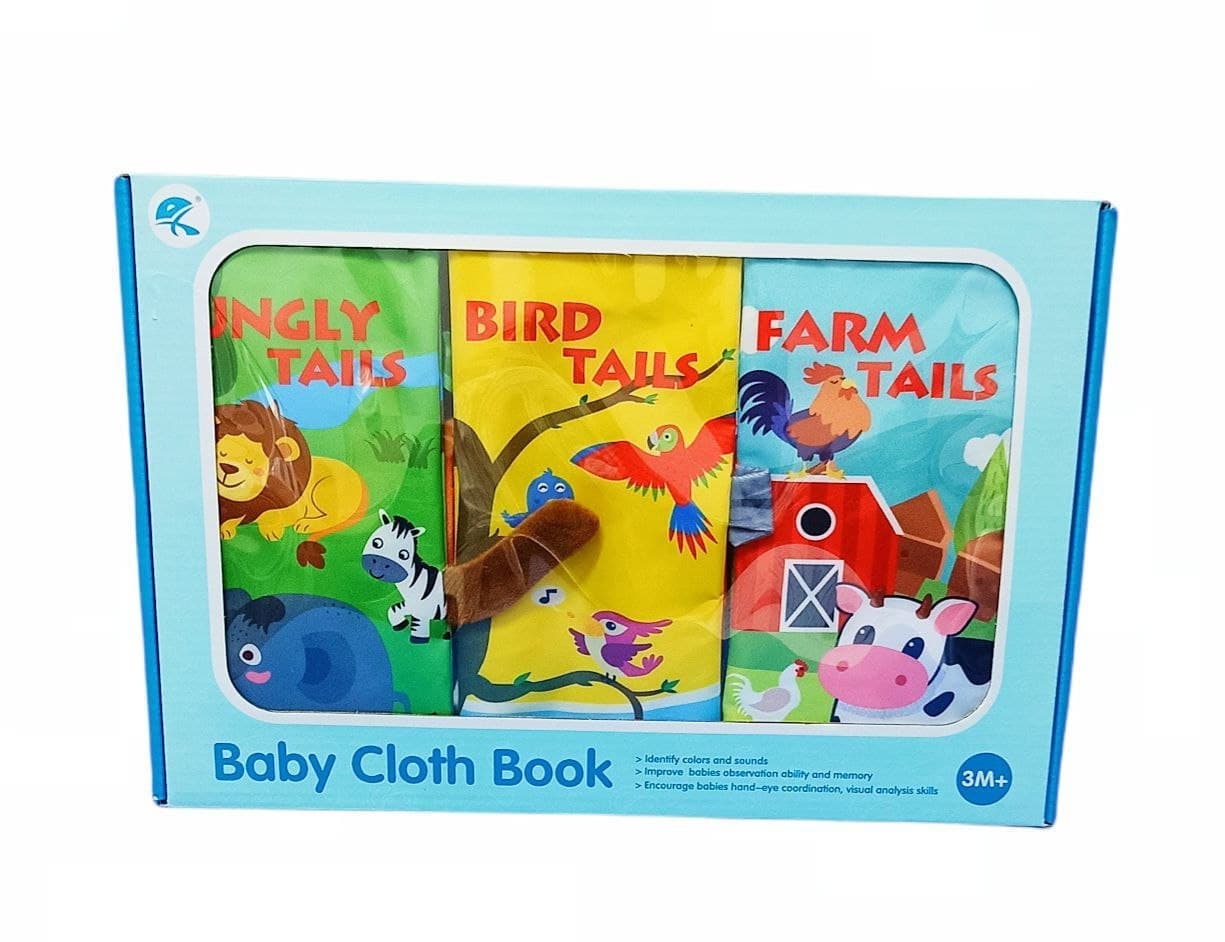 Alsafwa W34-34 Fabric Books For Babies for Unisex Children - Multicolor