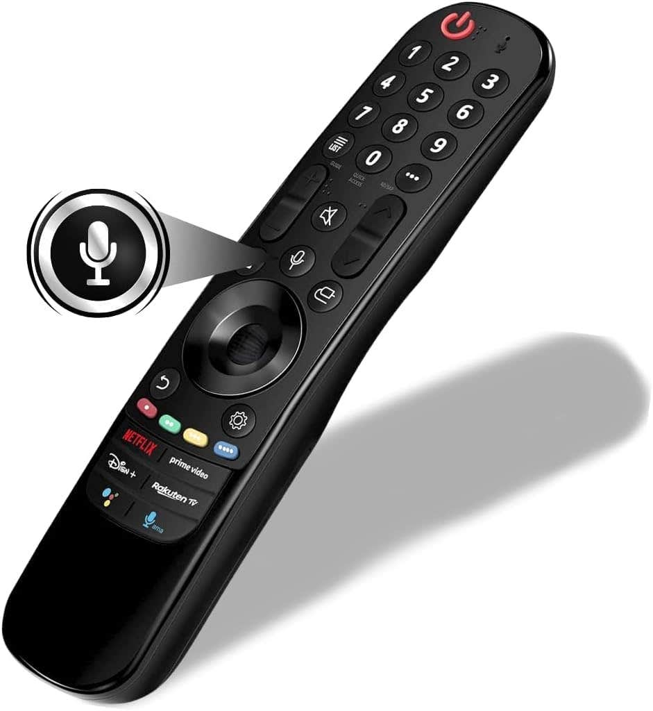 Zeniclick Magic Remote for LG TV with Pointer and Voice Function - Black.