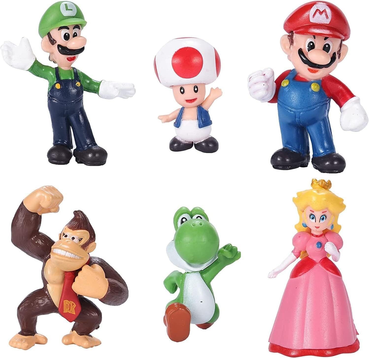 Cake Decorating Tools Toy For Girls, Designed With Super Mario Characters, 6 Pieces - Multicolor