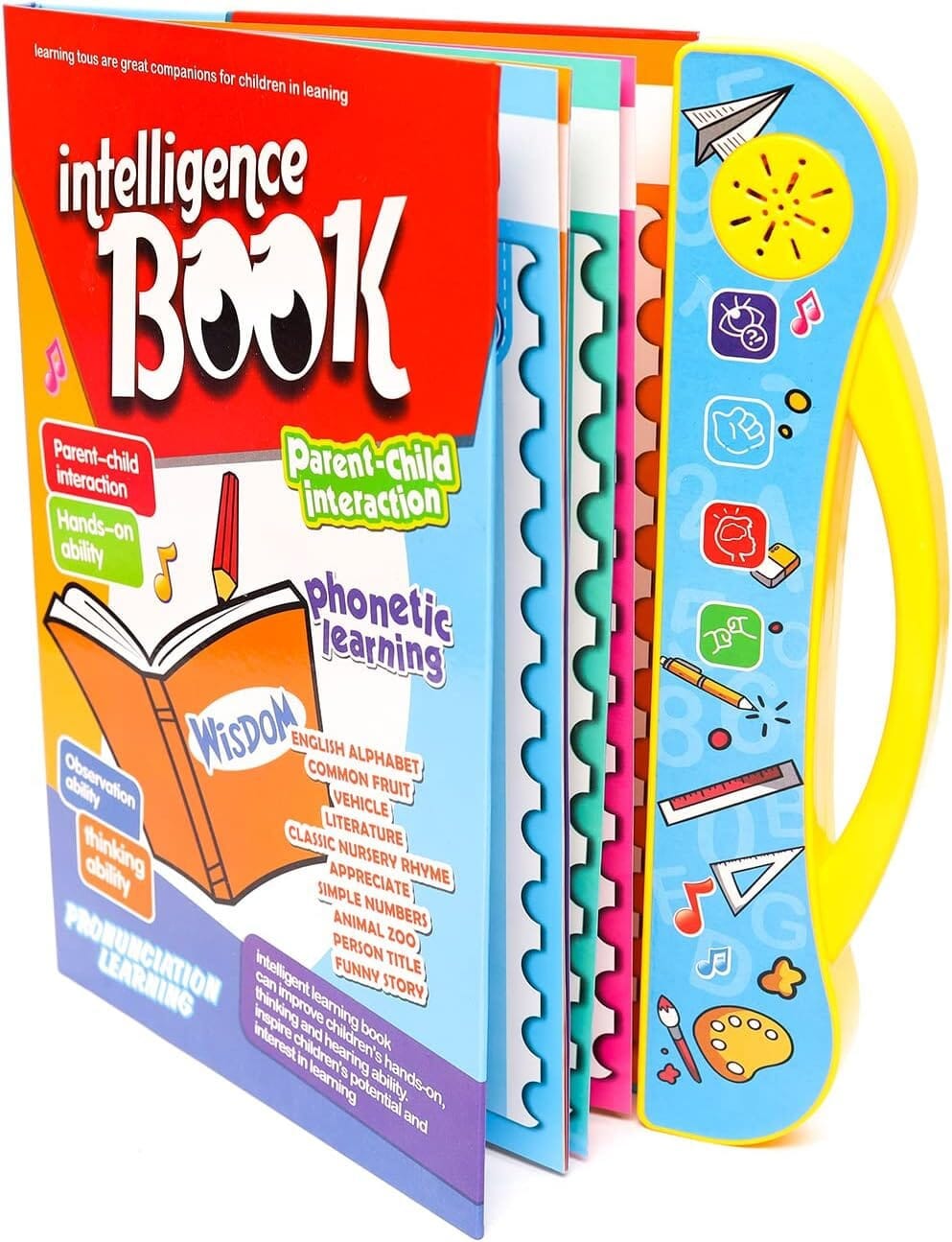 Educational Book For Children, Battery Operated, Audio And Intellectual Education - Multicolor