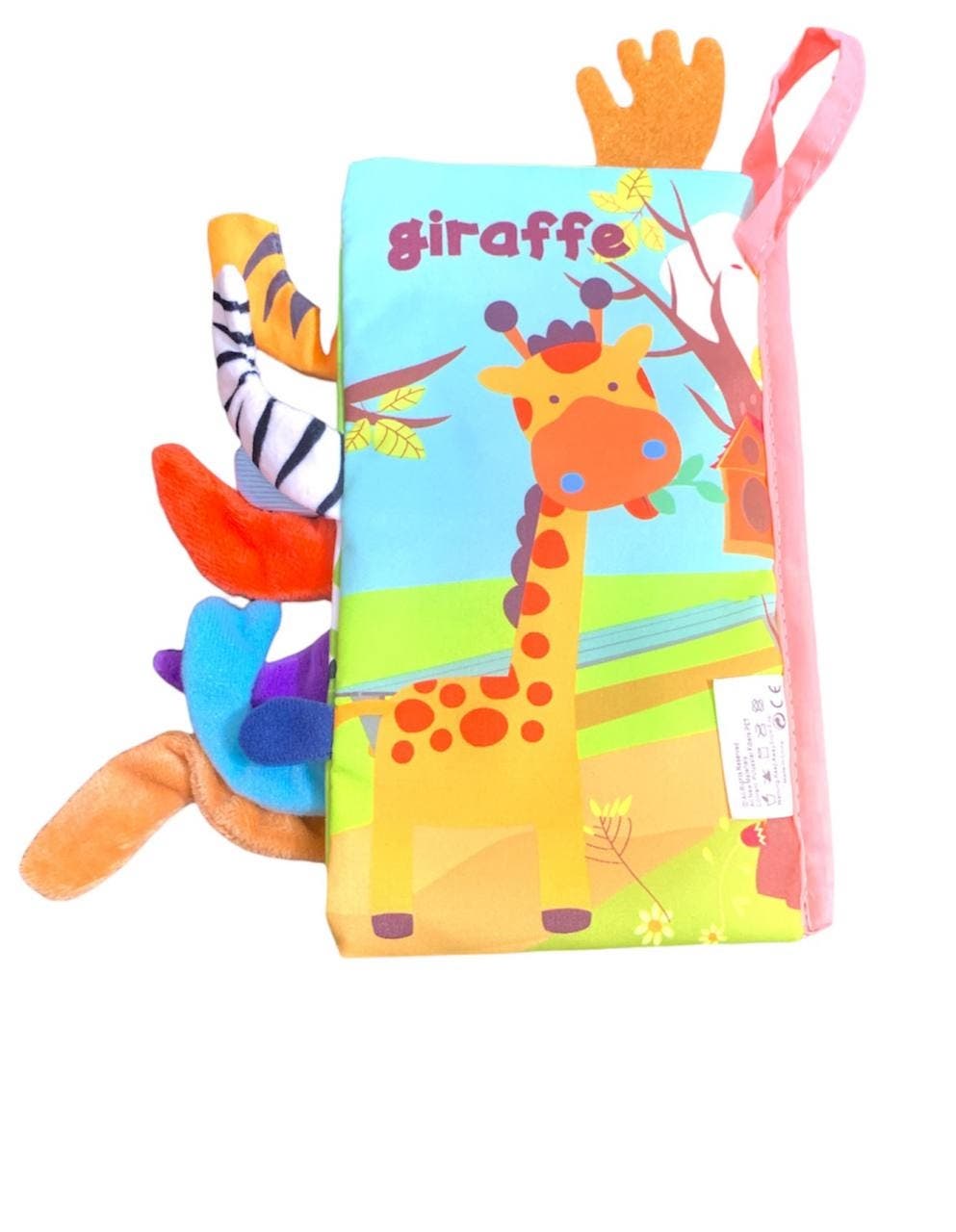 Alsafwa W34-38-2 Jungle Fabric Book For Babies for Unisex Children - Multicolor