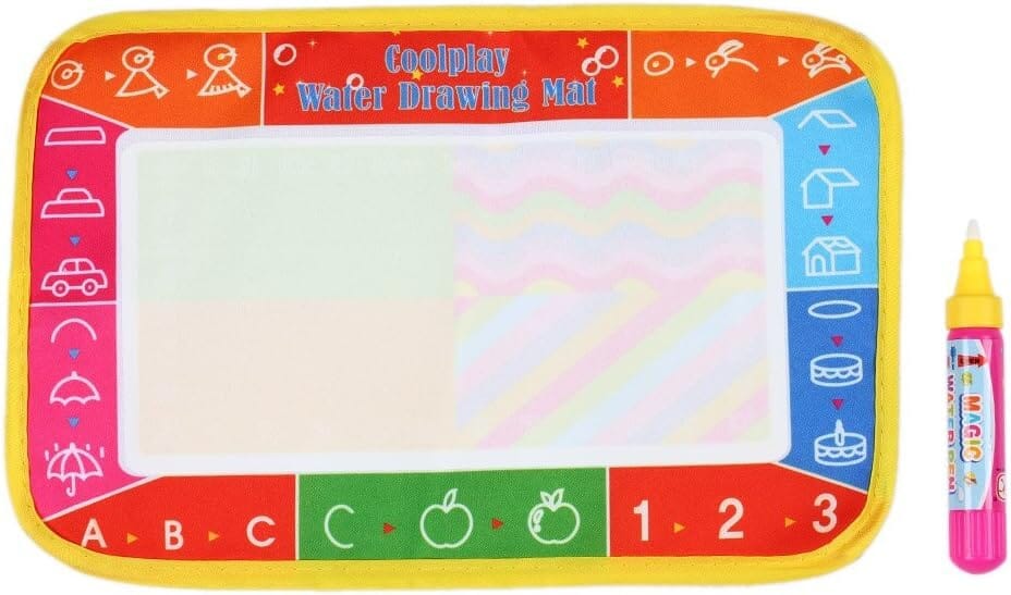 Drawing And Writing Board For Children, 25 X 16.5 Cm - Multicolor