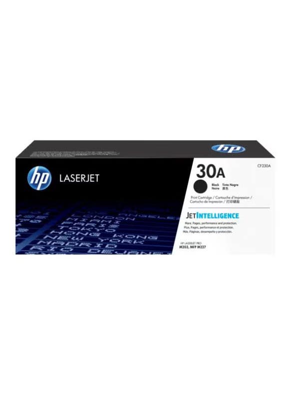 HP LaserJet Toner Cartridge, 30A, CF230A - Black