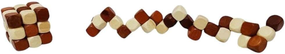 Alsafwa W26-20 Snake Bead Pry Cube, Small - Brown