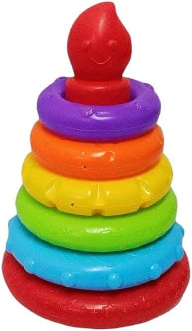 Alsafwa W39-20 Plastic Ring Rod, 7 Pieces - Multicolor
