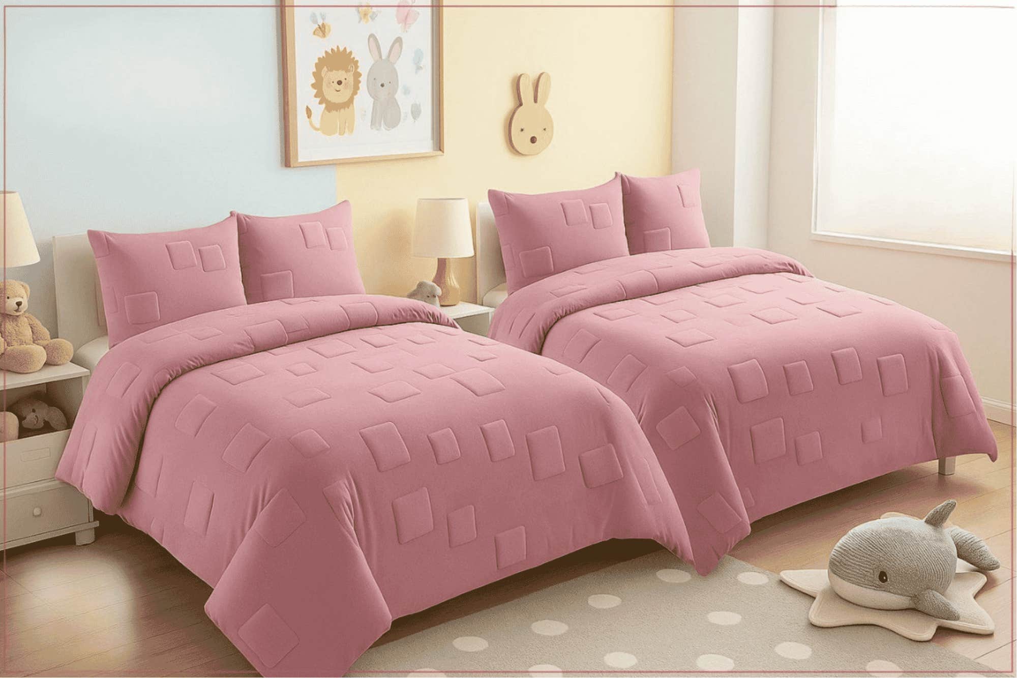Rimas baby quilt, 240x190cm, velvet - dark cashmere