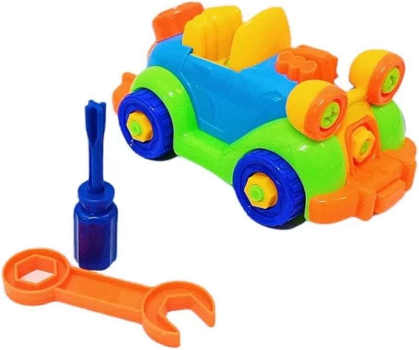 Construction Design Plastic Plastic Puzzle Punch & Construction - Multicolor