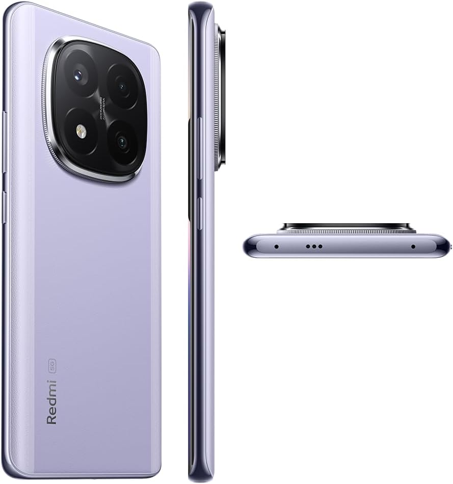 Xiaomi Redmi Note 14 Pro 5G Smartphone - 6,67 Zoll, 8 GB RAM, 256 GB, Lavendelviolett, 50 MP Kamera