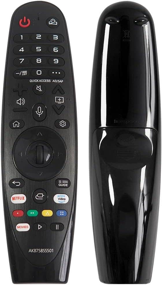 Beauchoice Infrared Remote Control 20GA for LG Smart TVs, No Voice or Pointer Function  - Black.