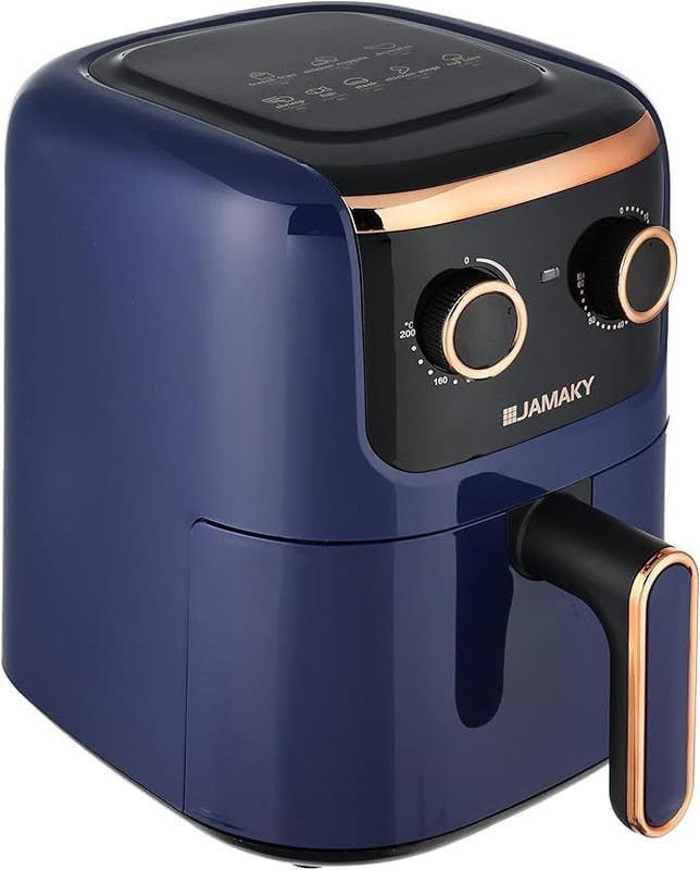 Jamaki Air Fryer, 1800 Watts, 5 Liters, JMK 5003 - Blue