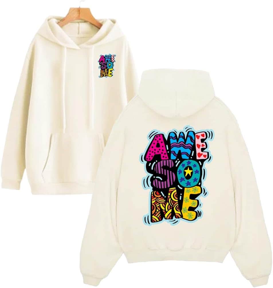 Awe So Me Design Comfortable Cotton Hoodie