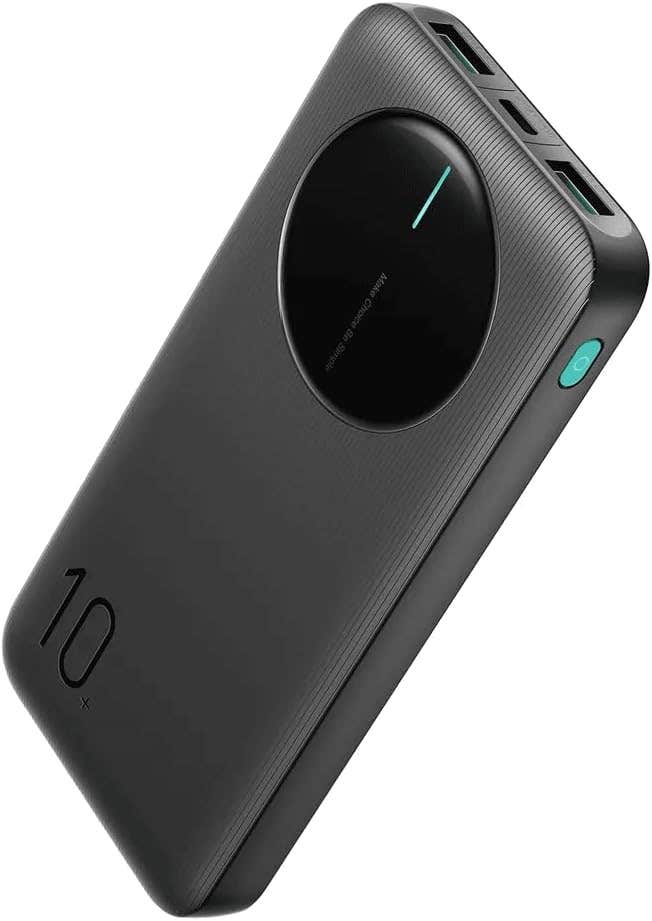 joyroom Power Bank, JR-PBF12, 2.4A, LED, 10000mAh - Black