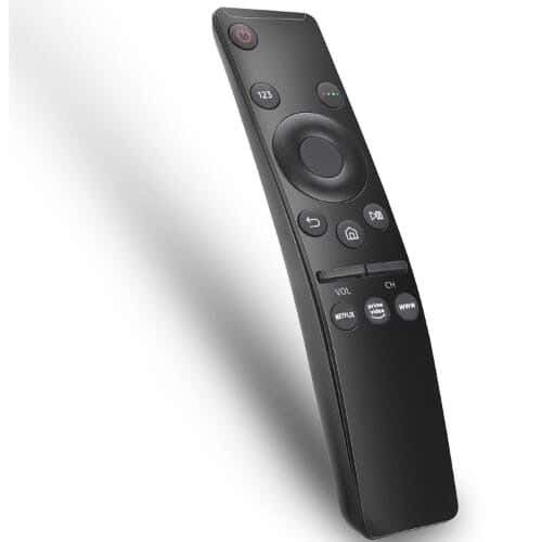 All Samsung Smart and Crystal HDR Curved Frame Screens with Netflix Prime Video Buttons Remote Control - Black