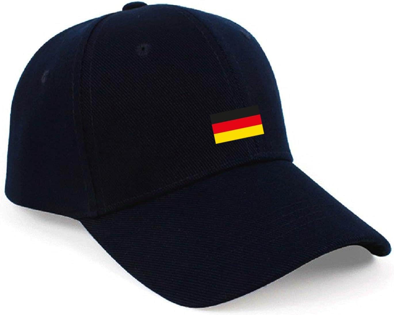 Germany Flag Design Polyester Cap, One Size - Black