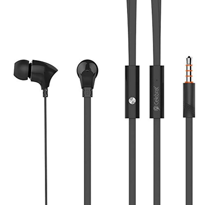 Celebrate G3 Wired In Ear Stereo Earphone - Black