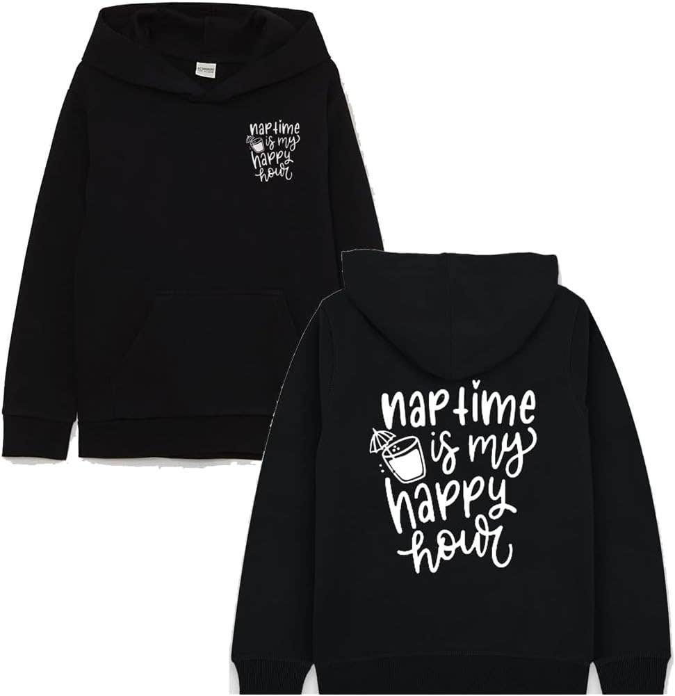 Nap Time Design Comfortable Cotton Hoodie