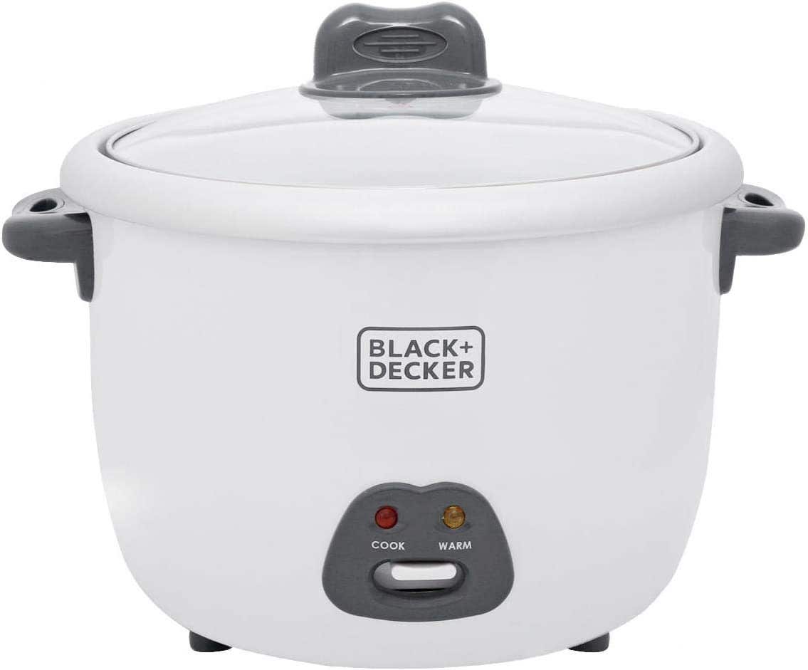 Black & Decker Rice Cooker, 1.8 Liter, 700 Watt - White
