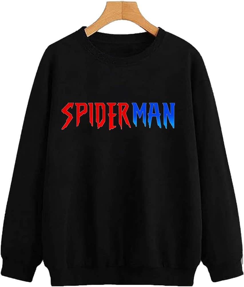 Spiderman Design Comfortable Cotton Kids Sweatshirt