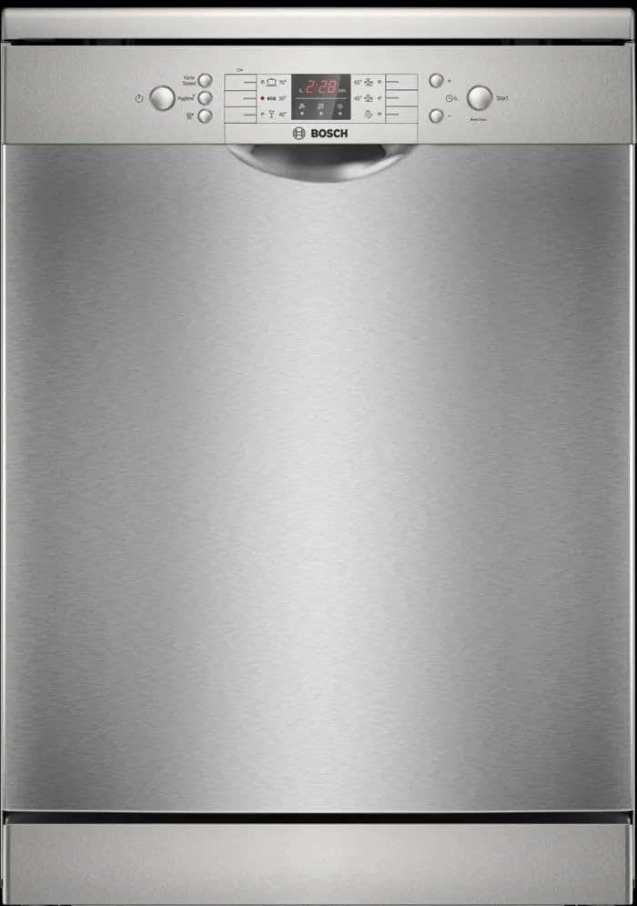 Bosch SMS26AI00V Dishwasher, 13 Persons, 6 Program, 60 cm, Digital - Silver