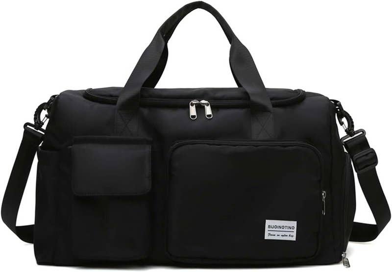 FANDARE Ultralight Gym Bag with Shoe Compartment , L - Black