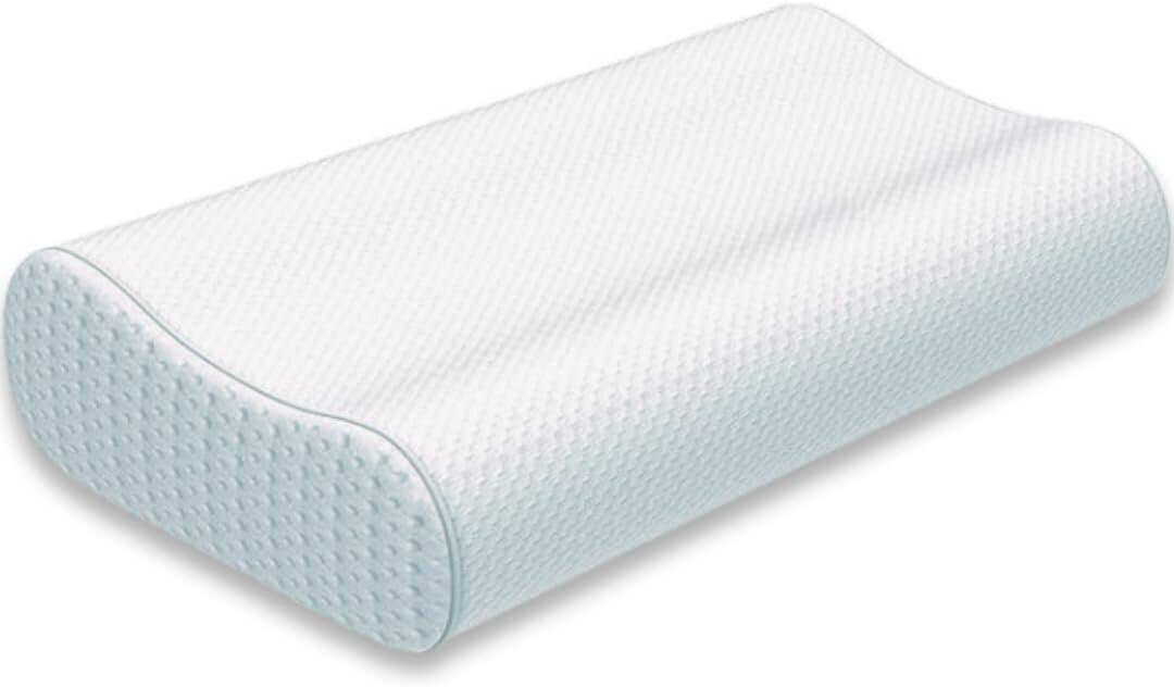 Memory Foam Medical Bed Pillow Support Neck, 60 x 40 x 13 Cm, 1500 Gm - White