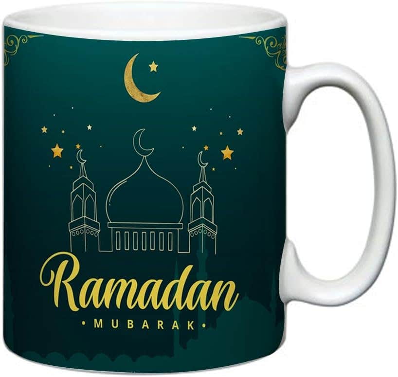 Ramadan Design Ceramic Mug - Green