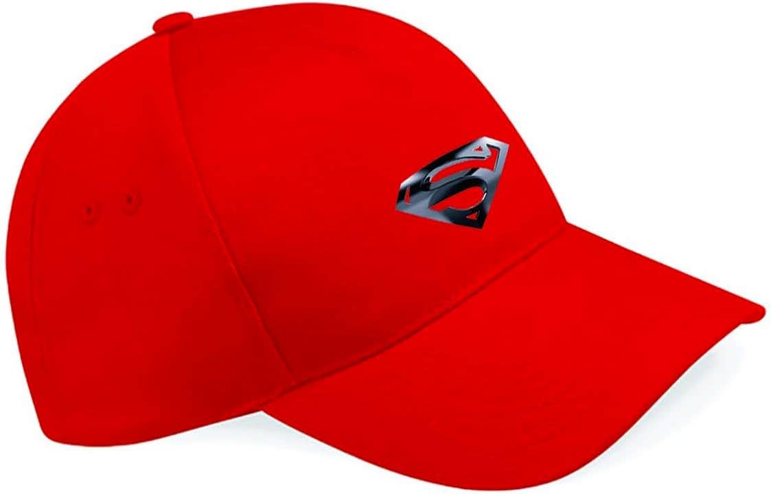 Siuperman Design Polyester Cap, One Size - Red