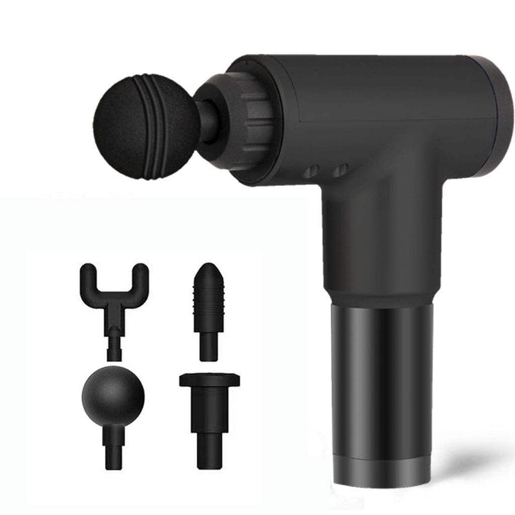 Massage Gun YTS123, 4 heads - Black